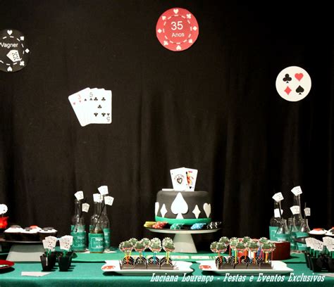 Poker tema da festa pinterest